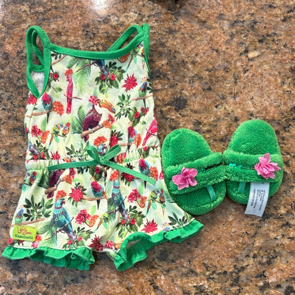 American Girl Lea Doll Topical Romper
